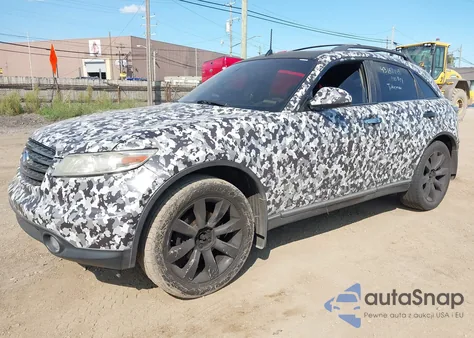 2005 Infiniti Fx35 z USA, uszkodzony, nr VIN JNRAS08W45X201941